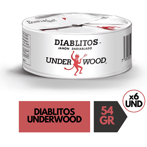 JAMON ENDIABLADO DIABLITOS UNDERWOOD 54 GR