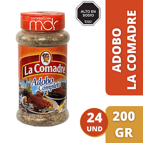ADOBO LA COMADRE 200GR x24