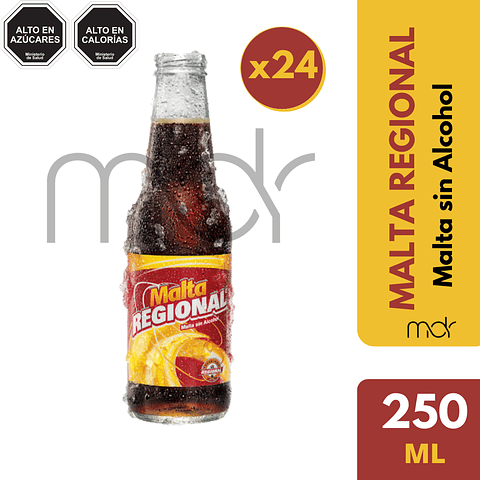 MALTA REGIONAL 250 ML BOTELLA x24 UND