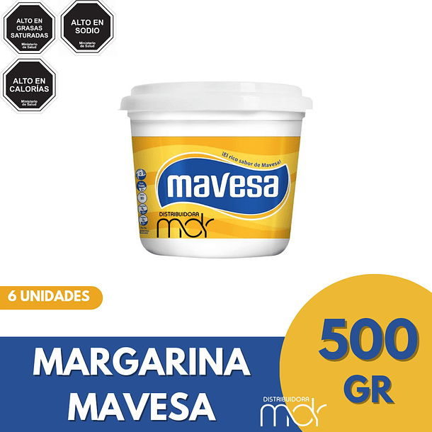 MARGARINA MAVESA 500GR 2