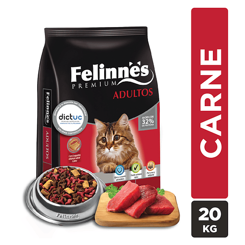 FELINNES Adulto sabor Carne 20kg