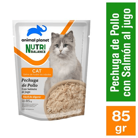 ANIMAL PLANET NUTRIBALANCE GATO SACHET 86GR x12 UND