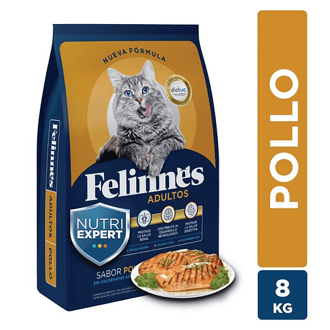 FELINNES ADULTO POLLO 8kg