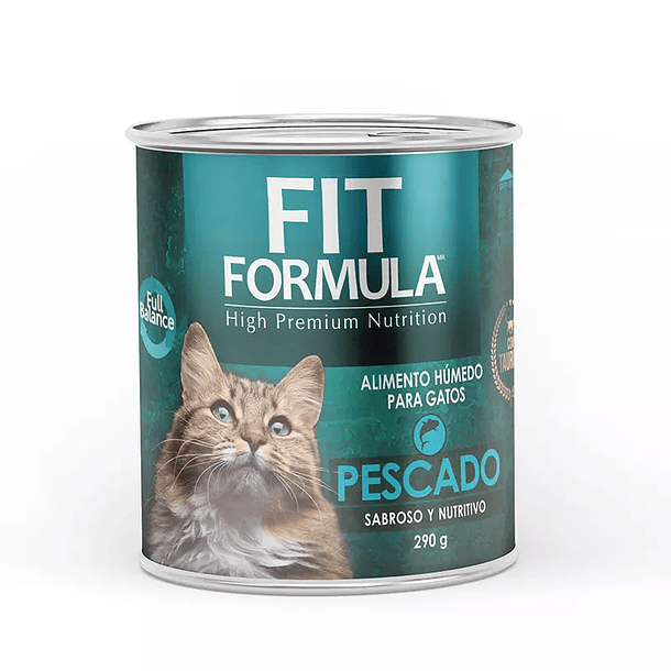 FIT FORMULA GATO LATA PESCADO 290GR 1