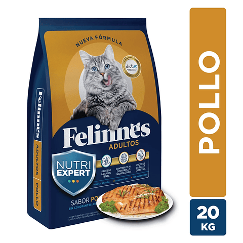 FELINNES Adulto sabor Pollo 20kg