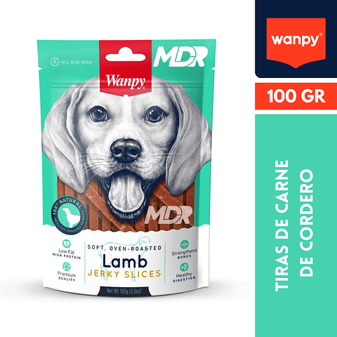 WANPY LAMB JERKY SLICES 100gr