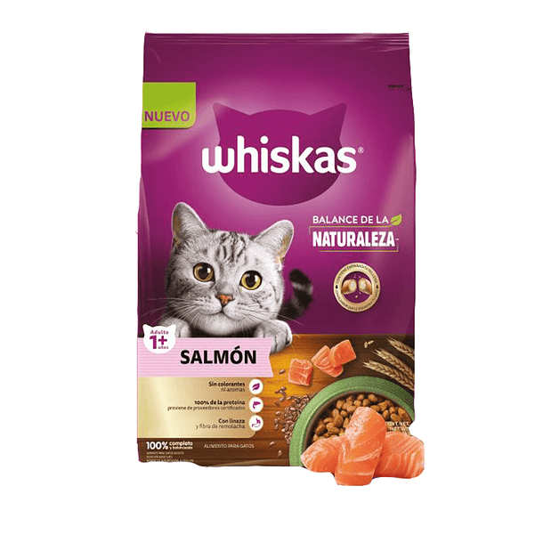 Whiskas Alimento Seco Para Gato Adulto Sabor Salmon 10kg
