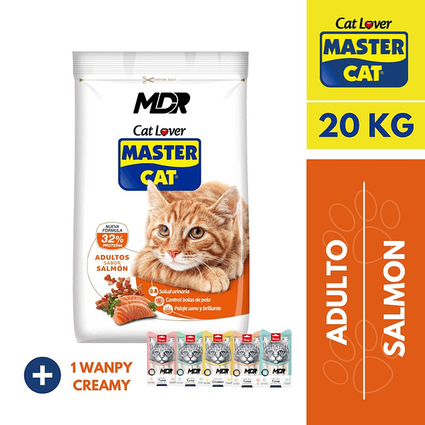 MASTER CAT ADULTO SALMON 20KG