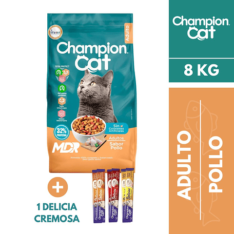 CHAMPION CAT ADULTO POLLO 8 KG