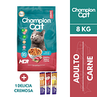 CHAMPION CAT ADULTO CARNE 8 KG 1