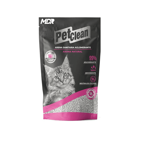 PET CLEAN ARENA SANITARIA AGLOMERANTE AROMA NATURAL