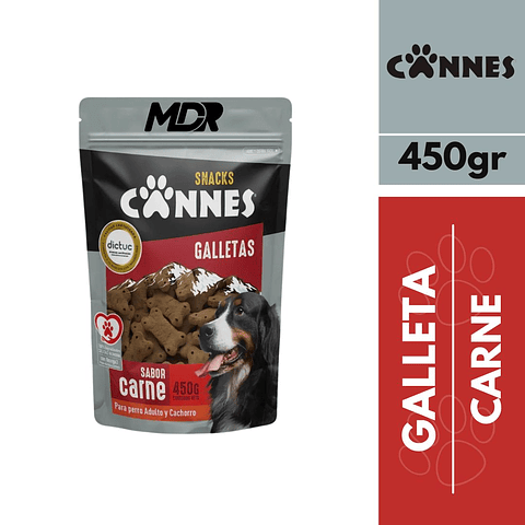 CANNES GALLETAS CARNE 450GR