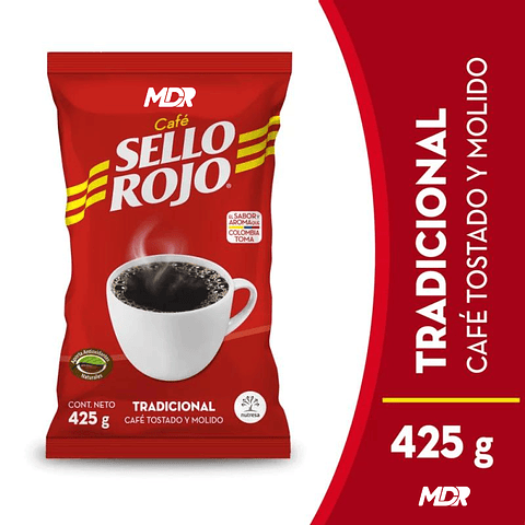 CAFE SELLO ROJO 425GR x10 UND
