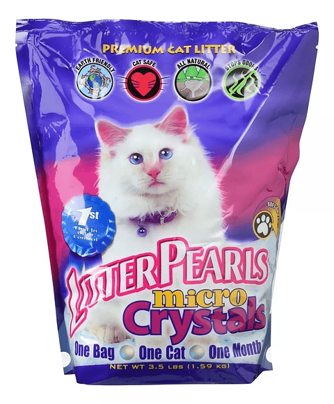 Arena Sanitaria Litter Pearls Microcrystals 3,18 Kg