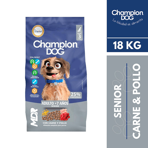 CHAMPION DOG SENIOR 18 KG