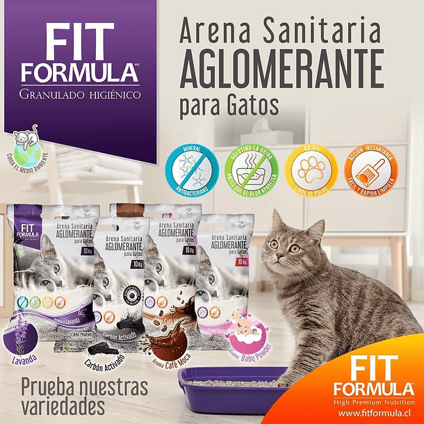 Fit Formula Arena Aglomerante Lavanda 4 Kg 2