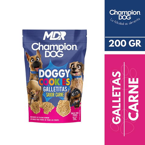 CHAMPION DOG DOGGY COOKIES 200GR - 12 UND