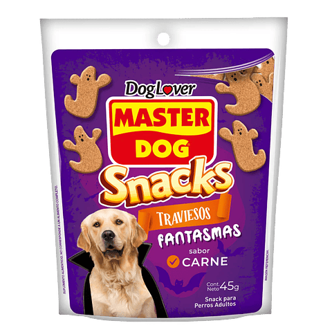 MASTER DOG SNACK HALLOWEEN FANTASMA 45GR