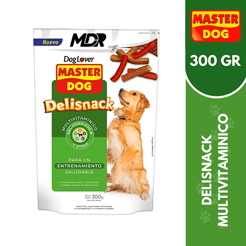 MASTER DOG DELISNACK MULTIVIMINICO 300GR