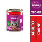 WHISKAS LATAS SABOR CARNE 290GR 1