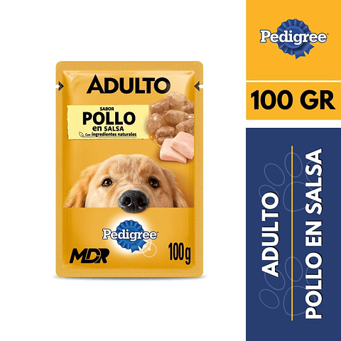 PEDIGREE SACHET ADULTO POLLO 100gr x12 UND