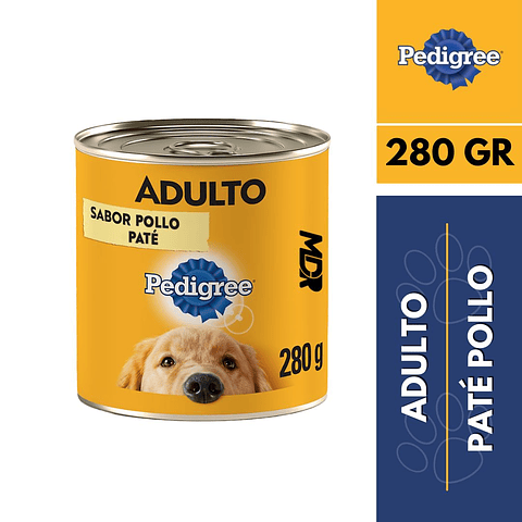 PEDIGREE LATAS POLLO 280gr x12 UND