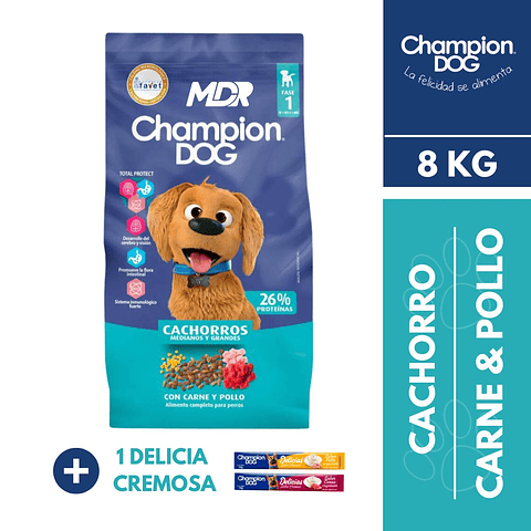 CHAMPION DOG CACHORRO 8KG