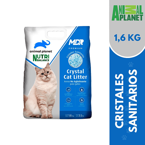 ANIMAL PLANET ARENA DE CRISTALES SANITARIOS 1,6kg