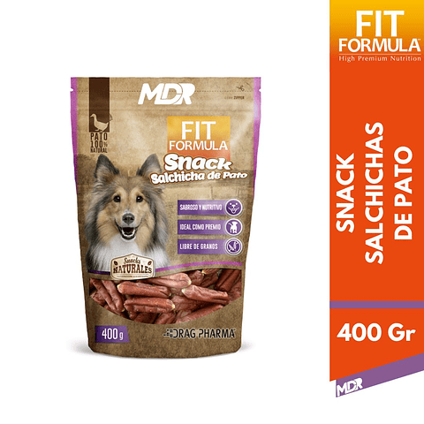 FIT FORMULA SNACK SALCHICHAS DE PATO 400 GR