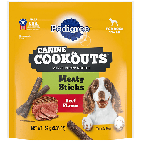 Pedigree Canine Cookout Barritas Con Sabor A Carne 152gr