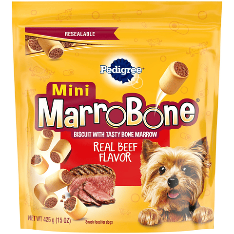 PEDIGREE SNACK MARROBONE MINI SABOR A CARNE 425 GR