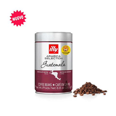 Cafe Illy En Grano Arabica Selection Guatemala 250g Italiano