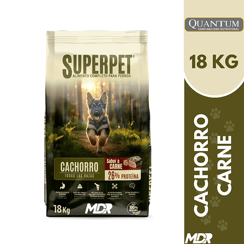 ALIMENTO SECO  SUPERPET CACHORRO CARNE 18 KG