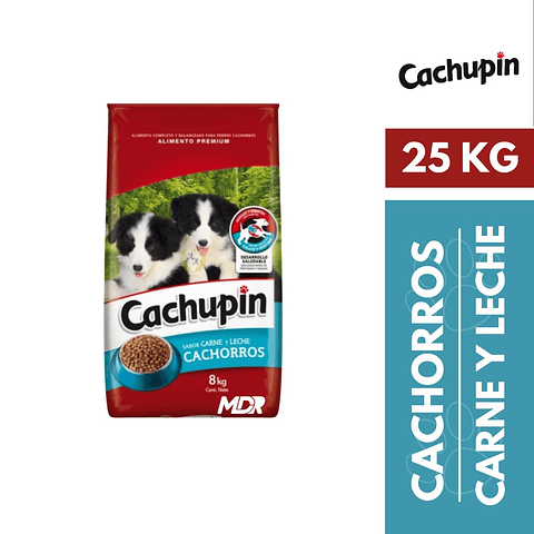 CACHUPIN CACHORRO CARNE Y LECHE 25 KG