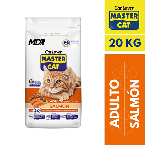 MASTER CAT ADULTO SALMON 20KG