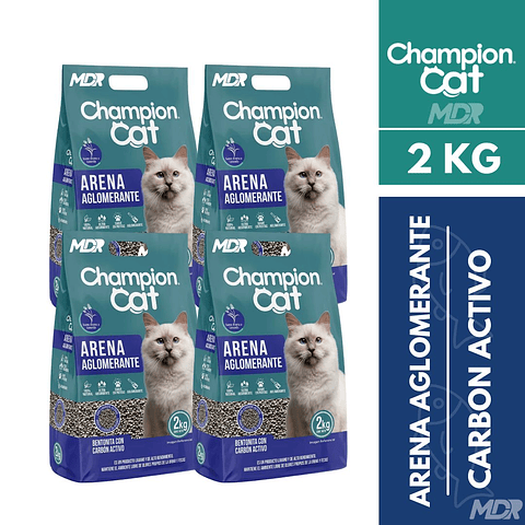 ARENA CHAMPION CAT AGLOMERANTE 2KG x4UND