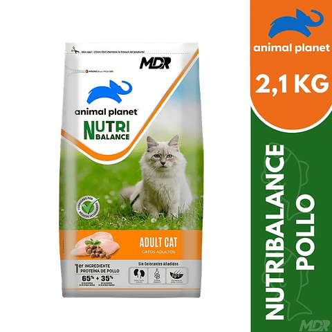 ANIMAL PLANET NUTRIBALANCE GATO ADULTO 2,1 KG