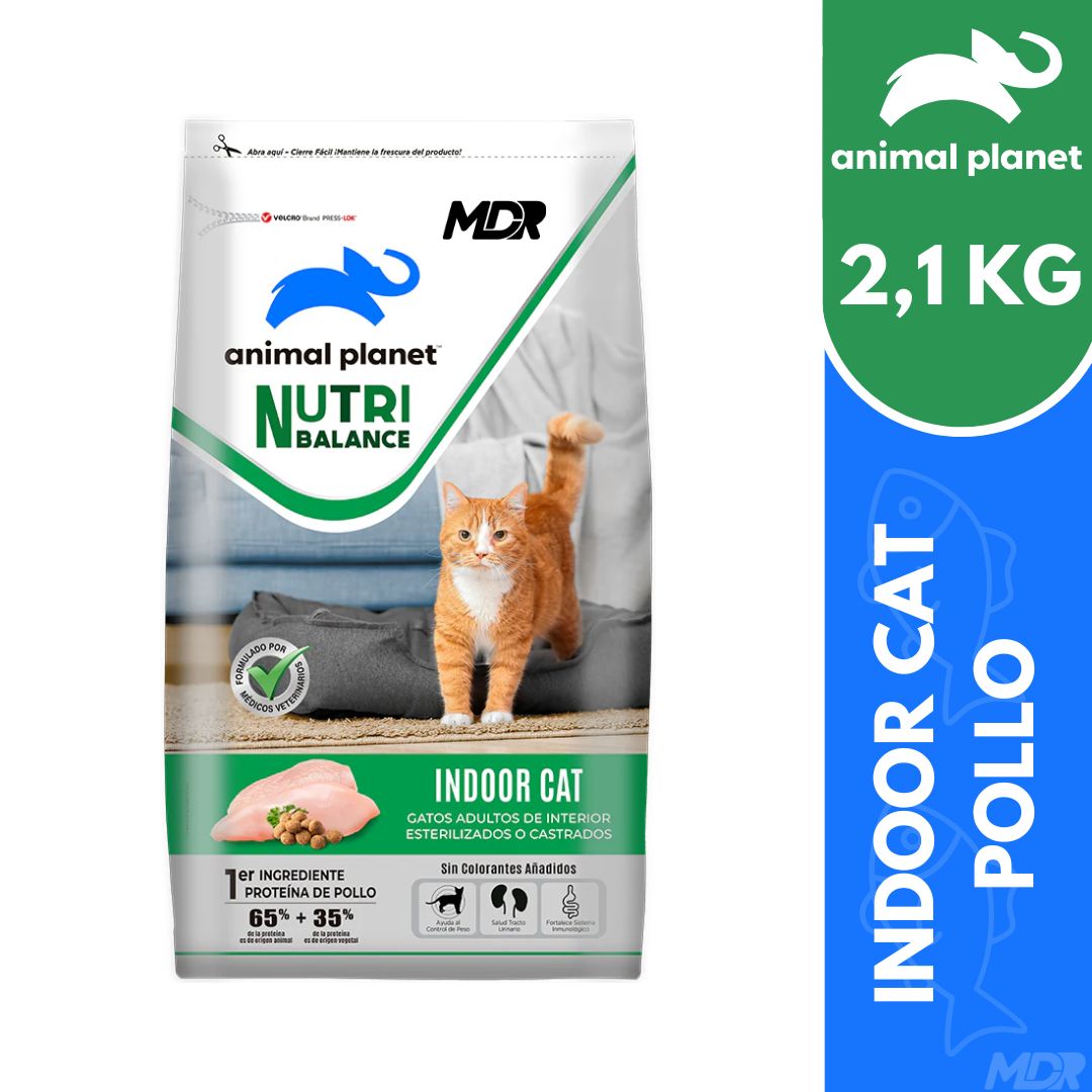 ANIMAL PLANET NUTRIBALANCE GATO INDOOR 2,1 KG 1