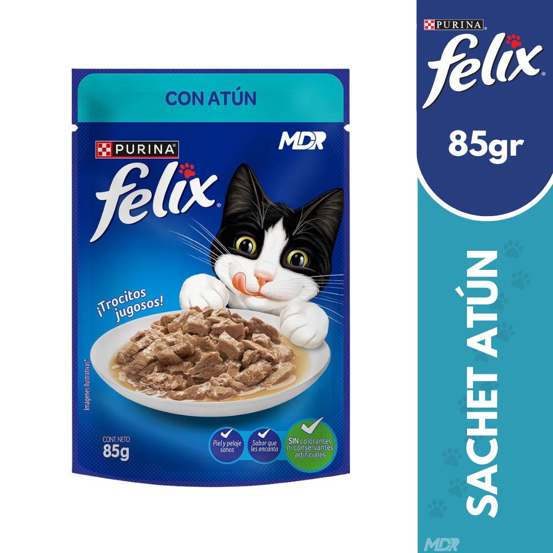 FELIX SACHET ADULTO CLASSIC ADULTO ATUN 85GR x24 UND 1