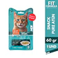 FIT FORMULA SNACK GATO PURE DE ATÚN 60 GR - Miniatura 1