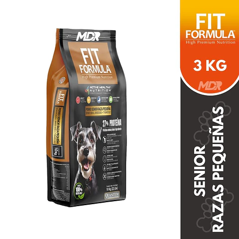 FIT FORMULA SENIOR RAZA PEQUEÑA 3 KG