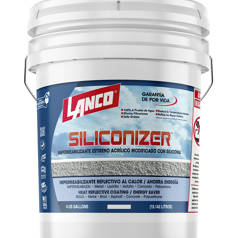 Lanco Sellador de Techos Siliconizer (Disponible en Múltiples Colores) 2