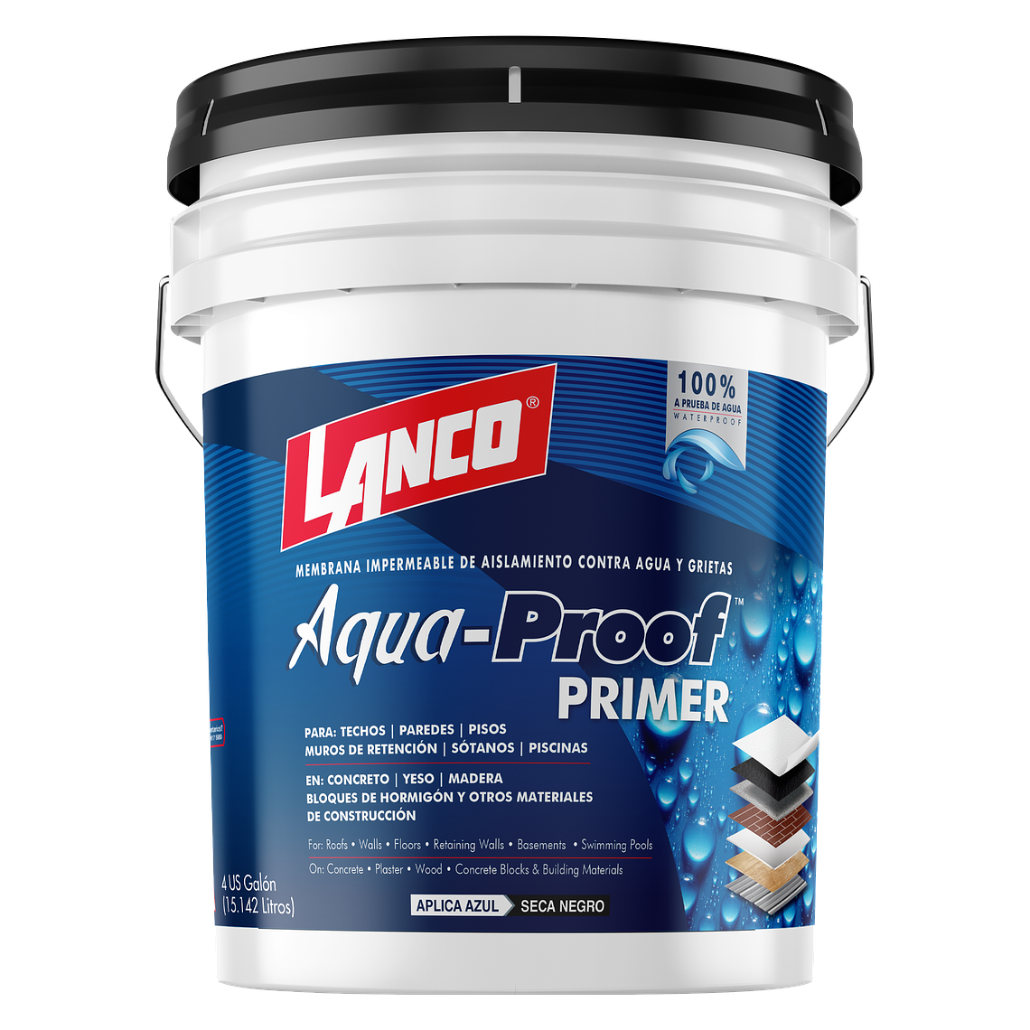 Lanco Membrana Impermeabilizante Aqua Proof (Negro) 1