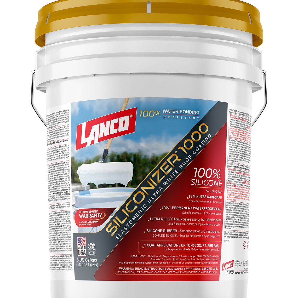 Lanco Sellador de Techos Siliconizer 1000 1