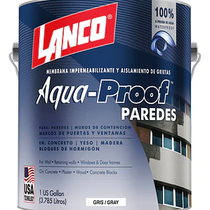 Lanco Membrana Impermeabilizante Aqua Proof  Paredes (GRIS)