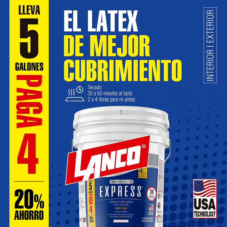 Lanco Látex Express Blanco 1