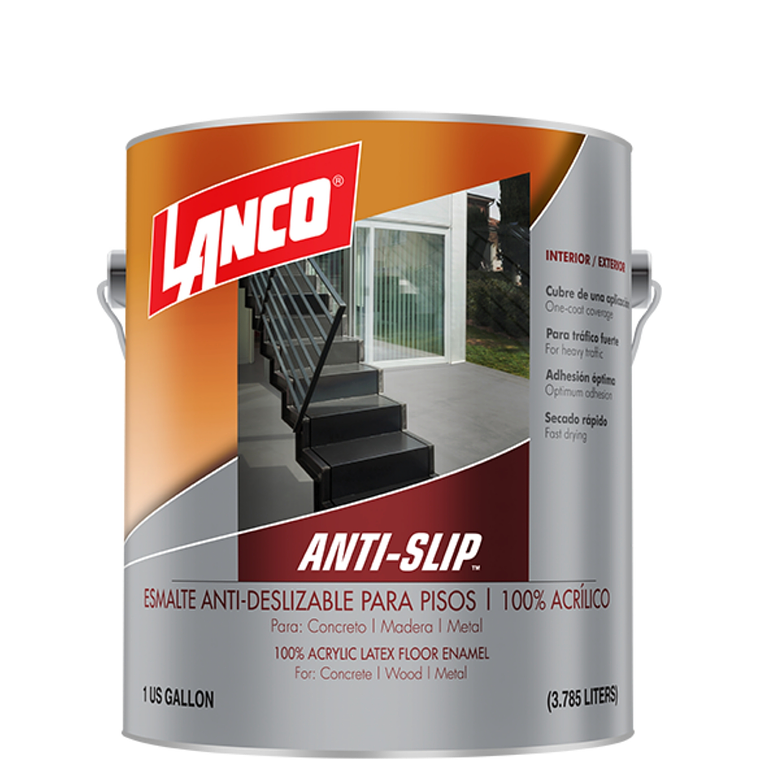 Lanco Esmalte para Pisos Anti Slip Gris 1