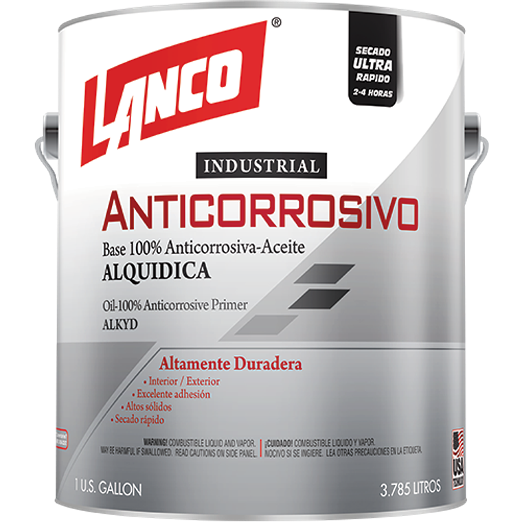 Lanco Anticorrosivo Industrial (Disponible en 6 Colores) 2