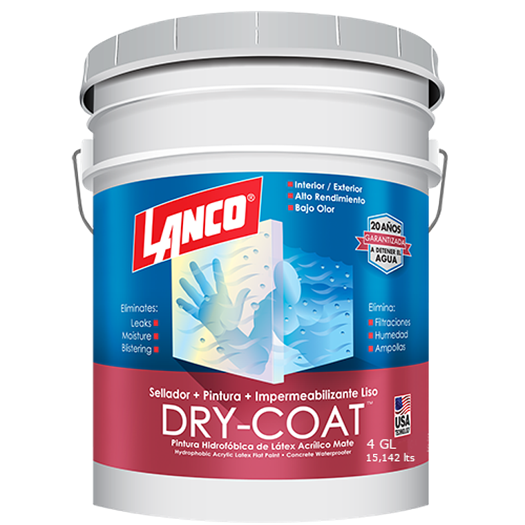 Lanco Esmalte Impermeabilizante Dry-Coat - Mate  2