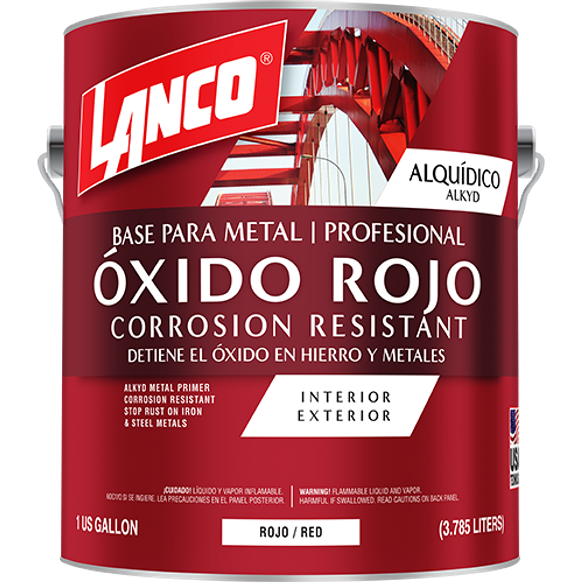 Lanco Anticorrosivo Primer Óxido (Rojo) 1